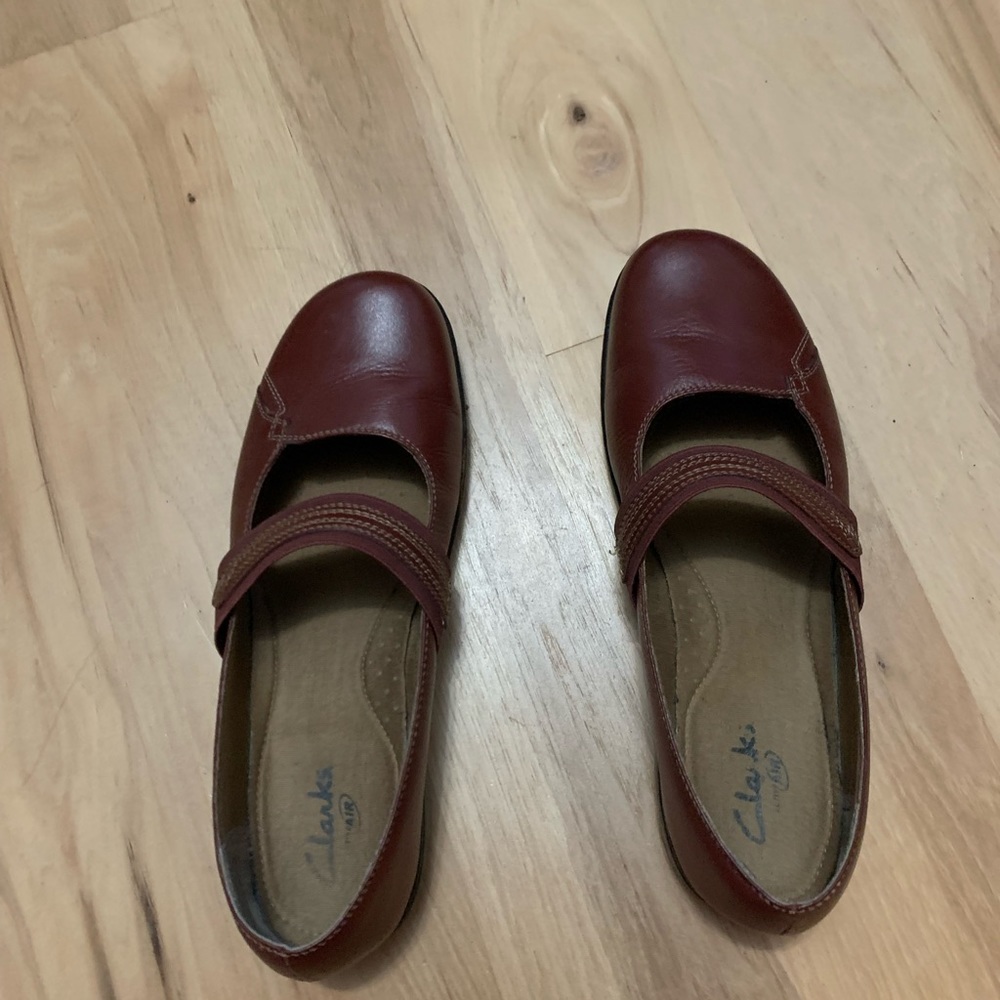 Burgundy Clarks